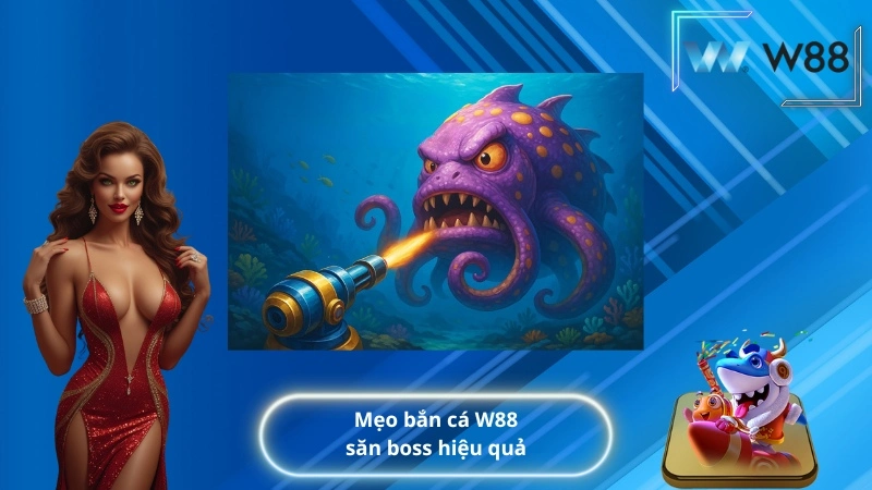 Mẹo bắn cá W88 săn boss hiệu quả