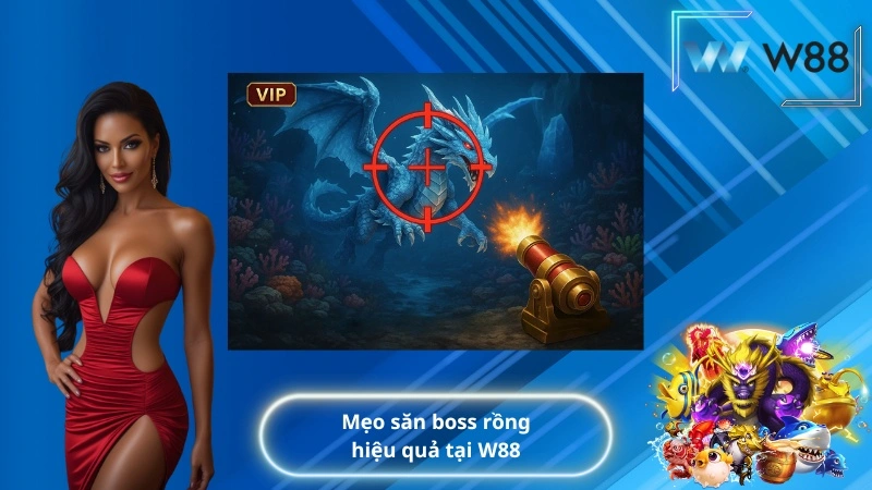 Mẹo săn boss rồng hiệu quả tại W88