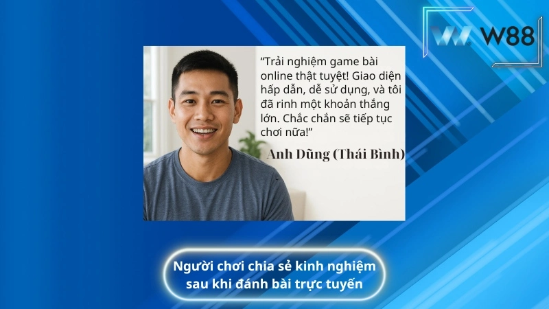 Người chơi chia sẻ kinh nghiệm sau khi đánh bài online