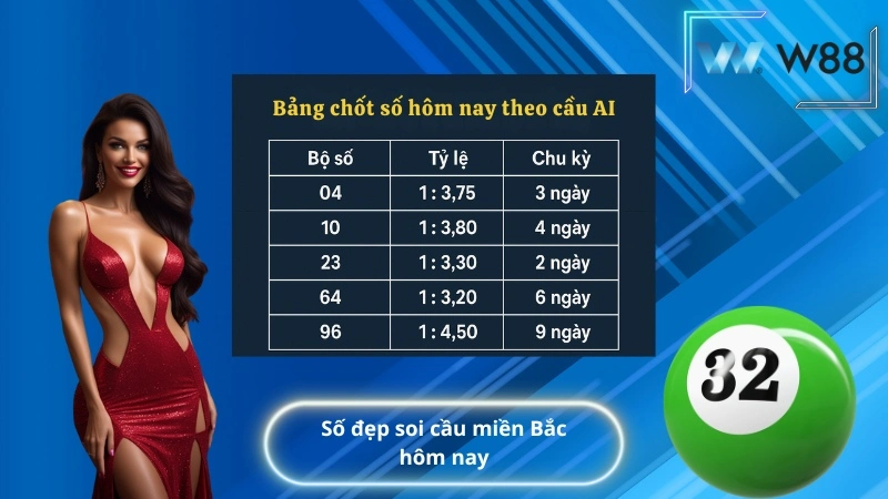 Số đẹp soi cầu miền Bắc hôm nay