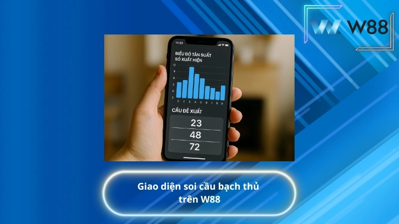 Giao diện soi cầu bạch thủ trên W88